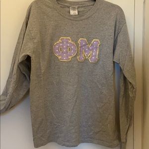 M GREY PHI MU Long Sleeve